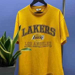 L.ALakers Vintage Lee Los Angeles Lakers T shirt 90s 80s tee for fan men women